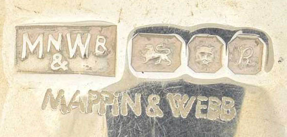 Mappin & Webb silver hallmarks